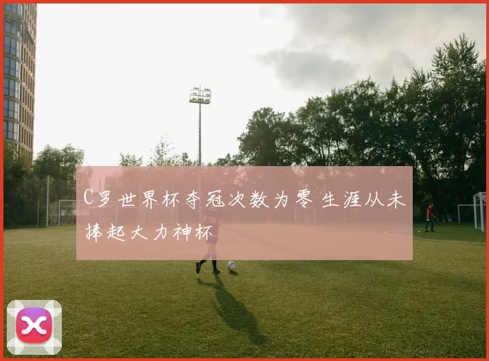 C罗世界杯夺冠次数为零 生涯从未捧起大力神杯